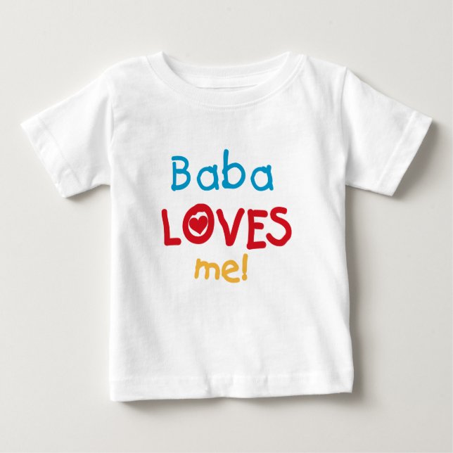 Baba Kärlek Me T-shirts och gåvor (Framsida)
