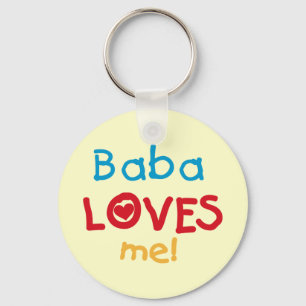 Baba Kärlek Me T-shirts och gåvor Nyckelring