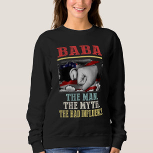 Baba Man Myth Bad Influence Vintage American F T Shirt