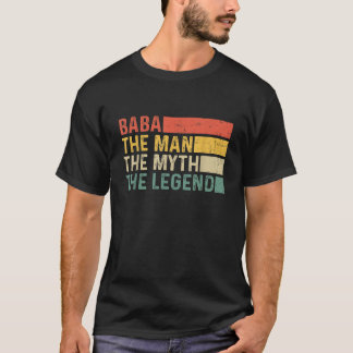 Baba Mannen Myten Legenden Vintagepresent för T Shirt