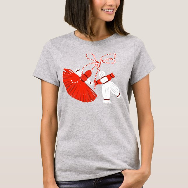 Baba Marta Day Martenitsa T Shirt (Framsida)