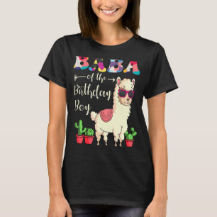 Baba of the Birthday Boy Laama Bday Party Celebrat T Shirt