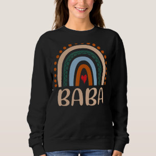 Baba Rainbow Grandma Cute Mors dag Funny Baba T Shirt