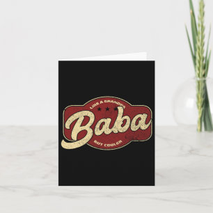 Baba som en farfar men coolare - Baba arabiska Kort