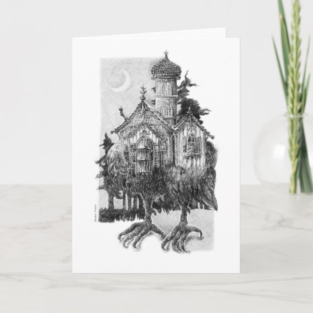 Baba Yaga Card Kort (Framsida)
