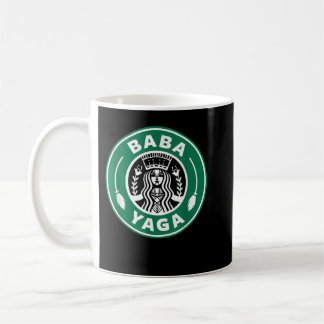 BABA YAGA Coffee Brewing Slavic Witch Halloween Po Kaffemugg