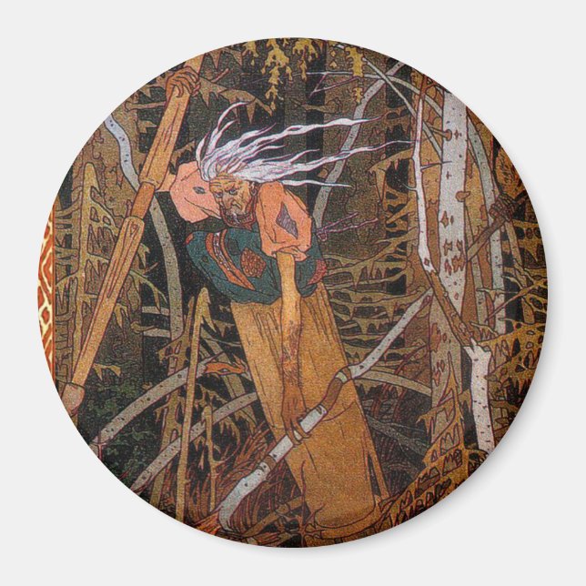 Baba Yaga Magnet (Framsidan)