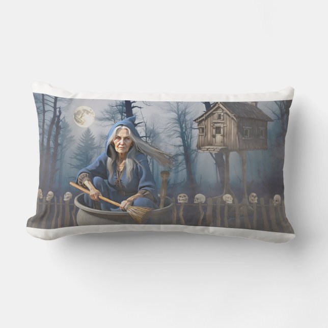 Baba Yaga Pillow Lumbarkudde (Framsida)