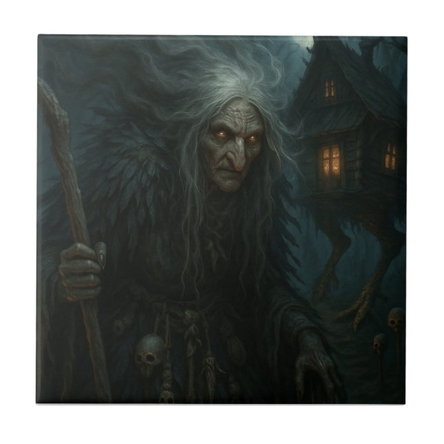 Baba Yaga's Enchanted Forest Kakelplatta (Framsidan)