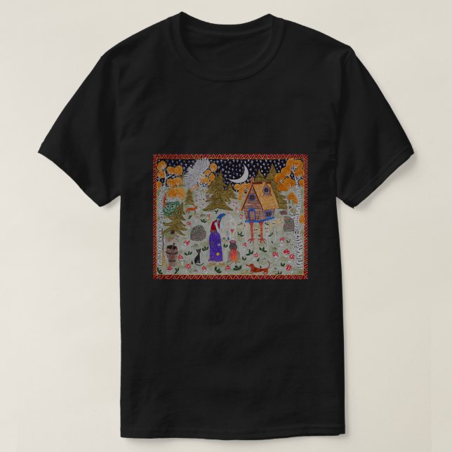 Baba Yagas Enchanted Forest T Shirt (Design framsida)
