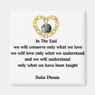 BabaDioum citationstecken Magnet
