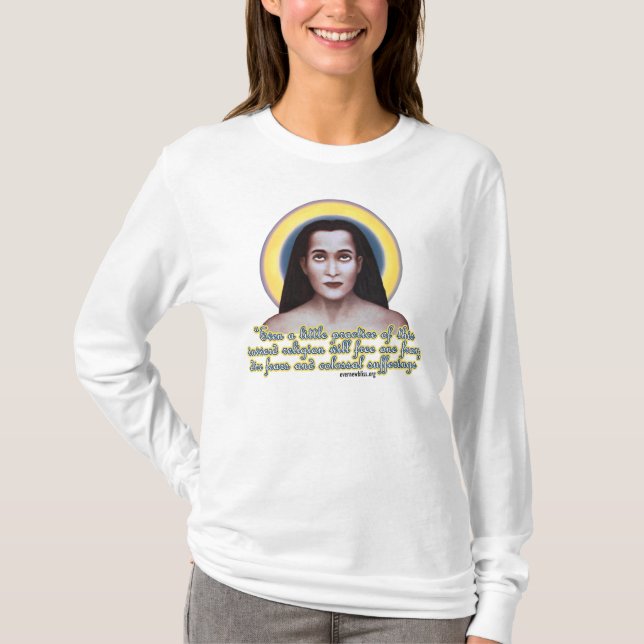 Babaji kvinna Hoody MB01 T Shirt (Framsida)