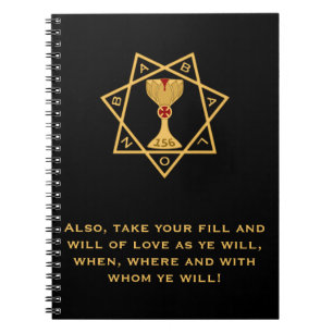 Babalon Guld Logotyp Spiral Bound Bound Bound-dato Anteckningsbok