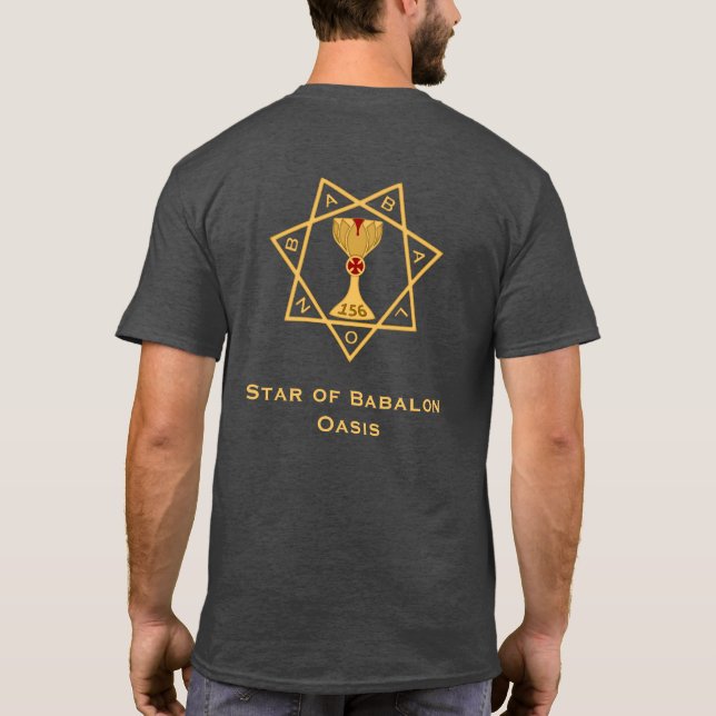 Babalon Guld Logotyp Twice T-Shirt (Baksida)