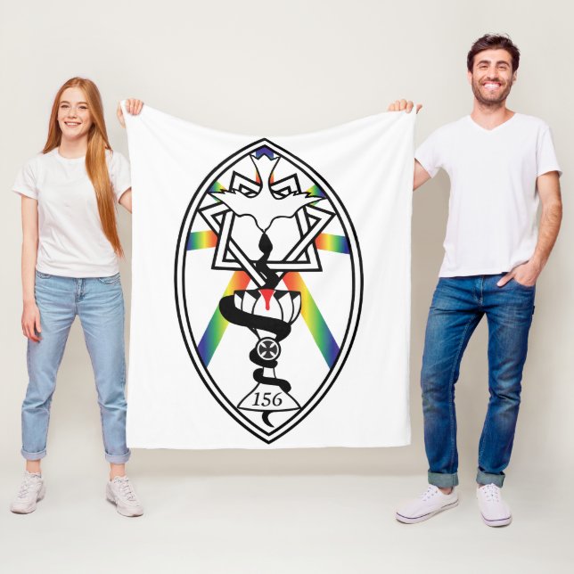 Babalon Lamen Blankets stjärna Fleecefilt (På plats)