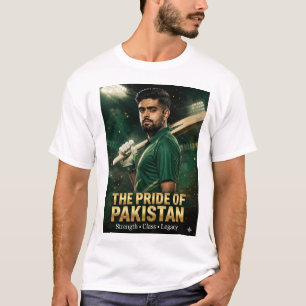 Babar Azam "Define the Legacy" Cricket Kortaärmad T Shirt