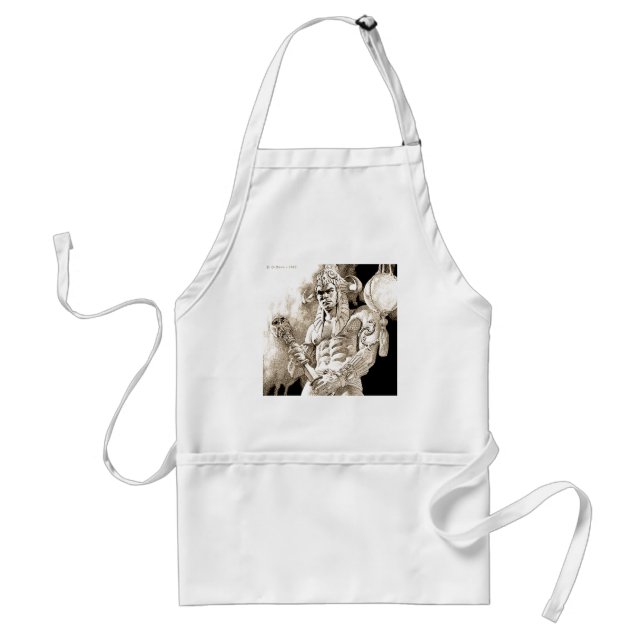 Babarian Warrior Apron Förkläde (Framsidan)