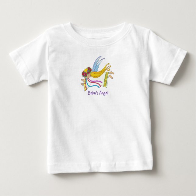 Babas ängel t-shirt (Framsida)