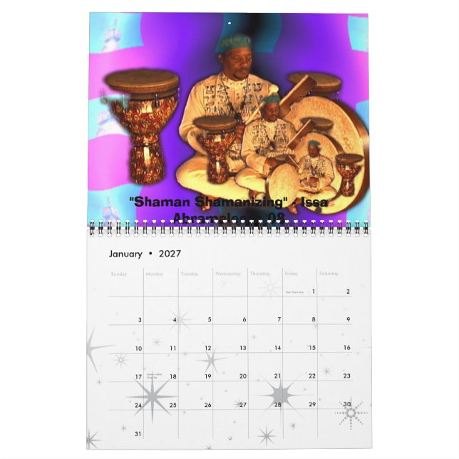 Babas Dream Drum 2009-kalender Kalender (Jan 2027)