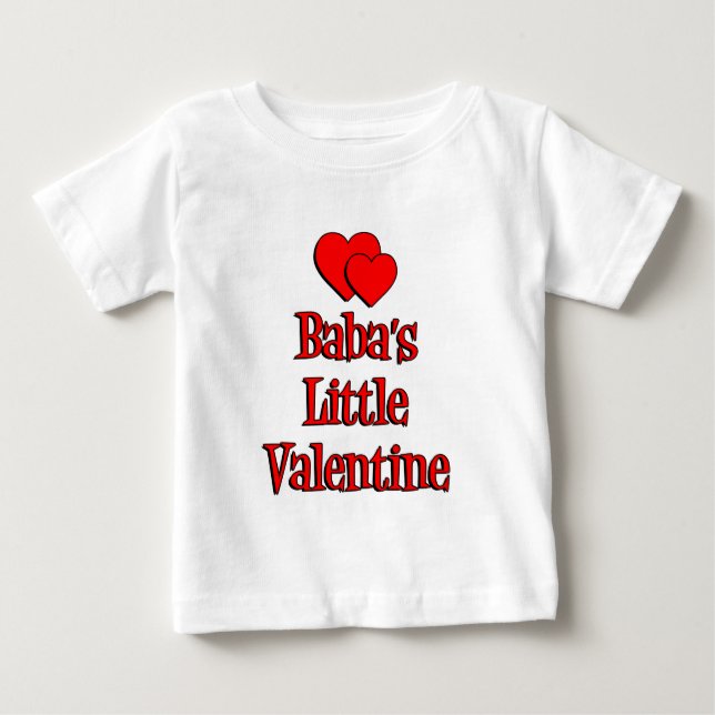 Baba's Little Valentine T-shirt (Framsida)
