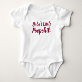 Babas Romper för Poopchik ukrainsk baby från T-shirt