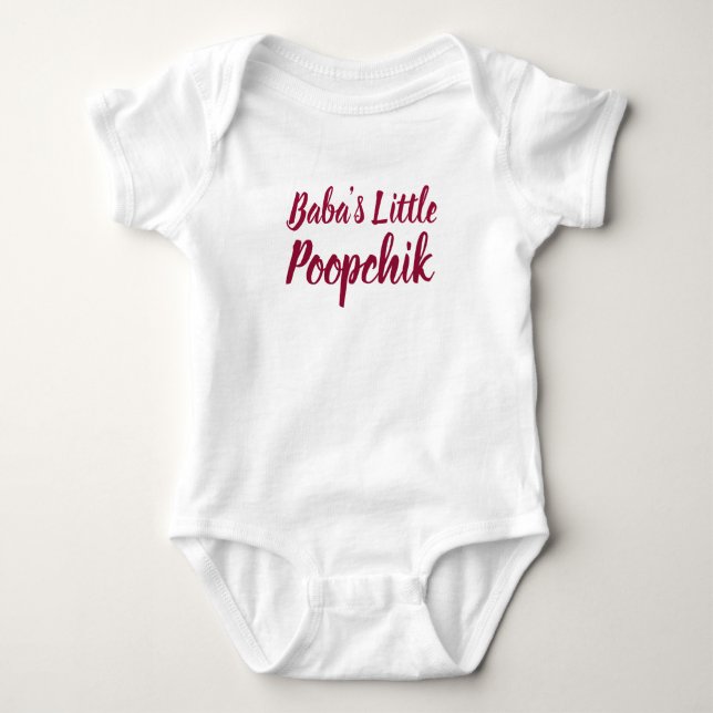 Babas Romper för Poopchik ukrainsk baby från Tröja (Framsida)