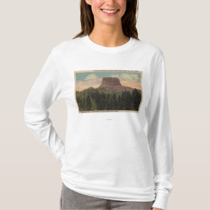 Babb MT - beskåda av det stora högsta berg från Tee Shirt
