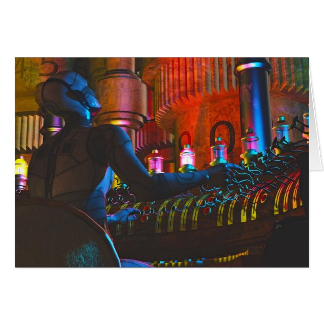 Babbage spelare hälsningskort (Framsidan Horizontal)