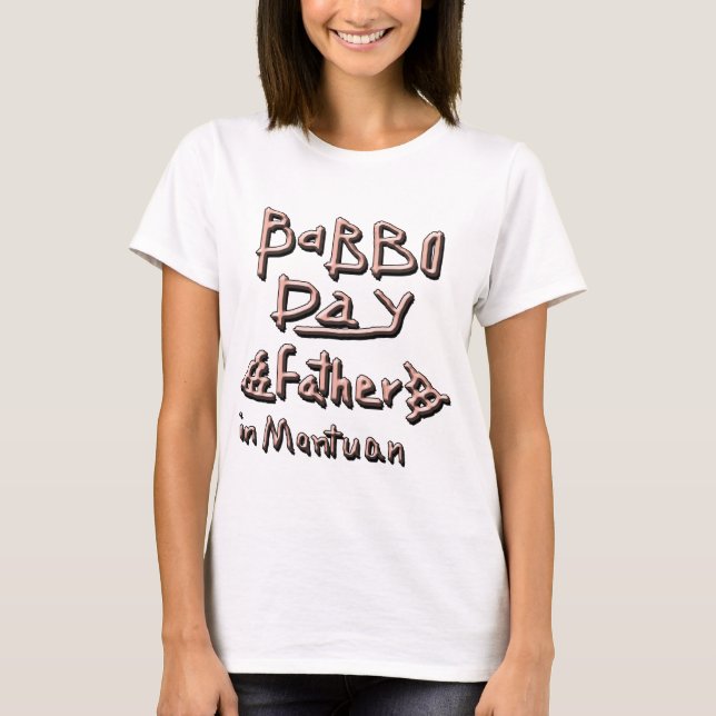 BABBO DAY, FAR I MANTUAN 2 T SHIRT (Framsida)