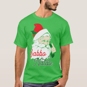 Babbo Natale Italienska Jultomten grafik T Shirt