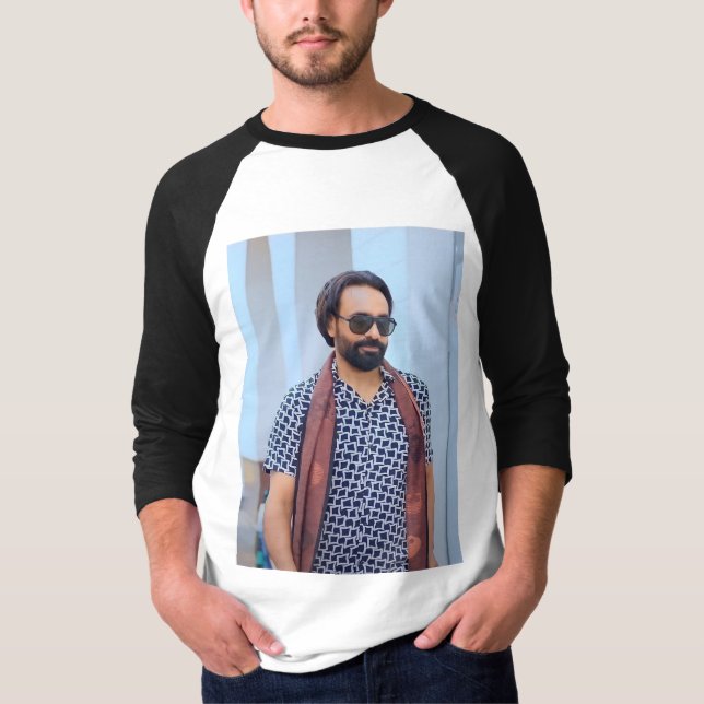 Babbu Maan tryckt t t-shirt (Framsida)