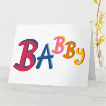 BABBY Black Land Ord Nyfödd bebis-kort