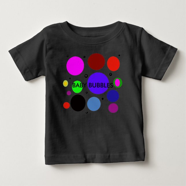 Babby Bubbles Kinder Multi bubble) Tee Shirt (Framsida)