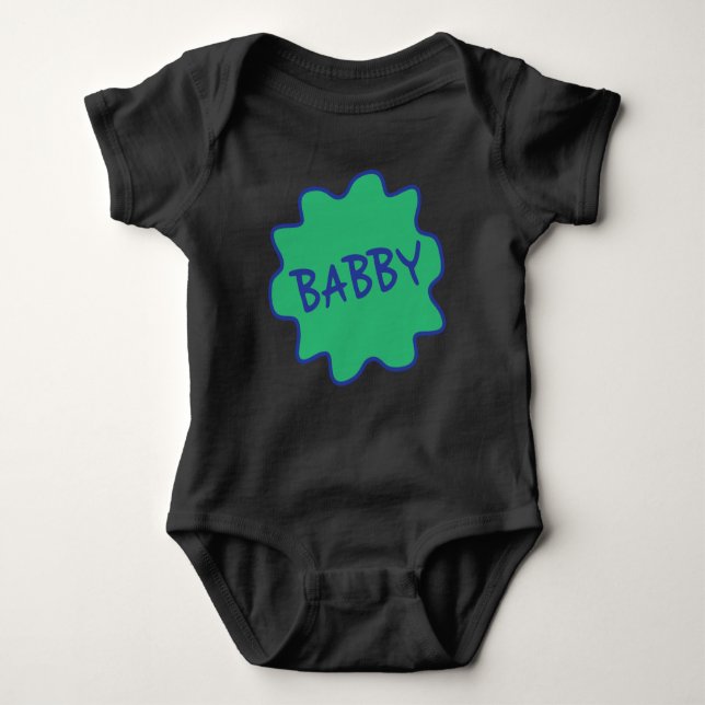 Babby, Manchester Slang Baby Babygrow T Shirt (Framsida)