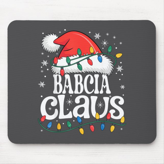 Babcia Claus Funny Xmas Christmas Grandma Holiday  Musmatta (Framsidan)