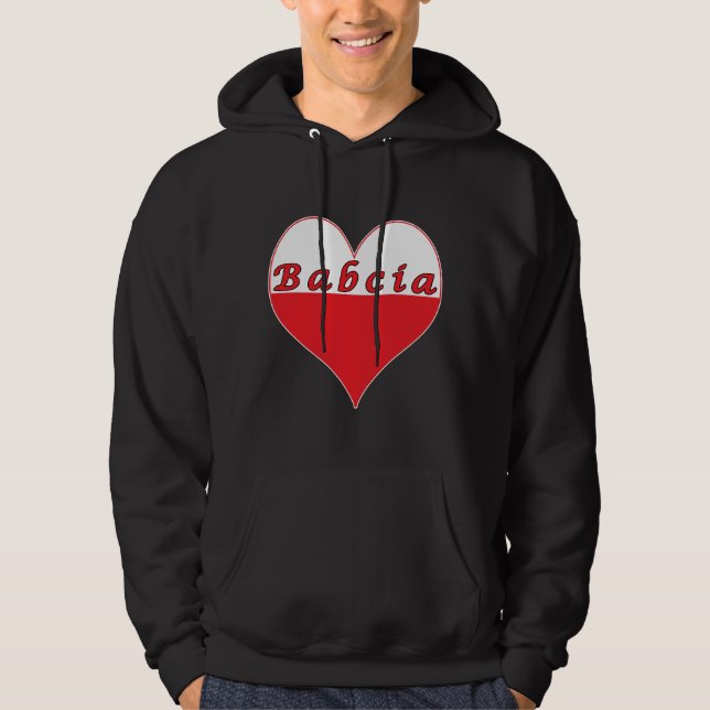 Babcia polska Heart Munkjacka (Framsida)