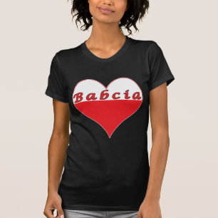 Babcia polska Heart Tröja