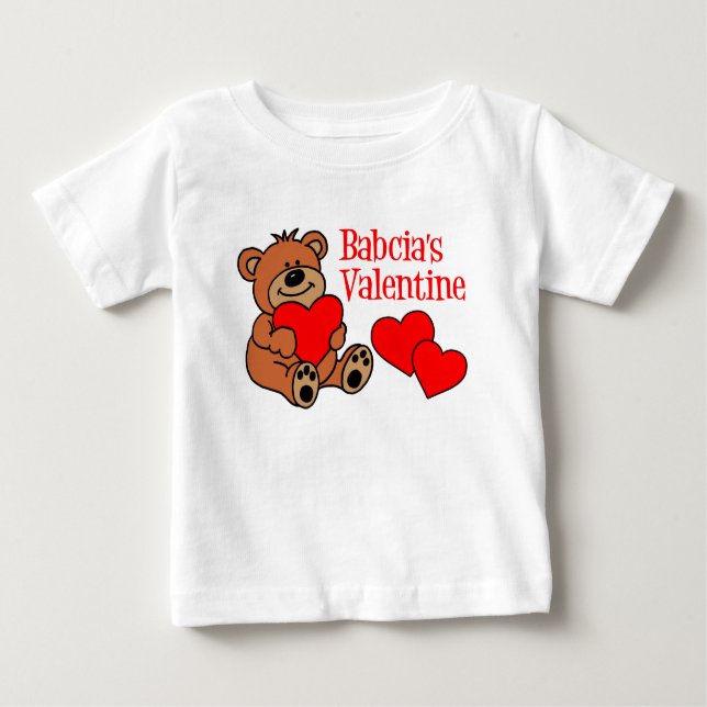 Babcia s Valentine T-shirt (Framsida)