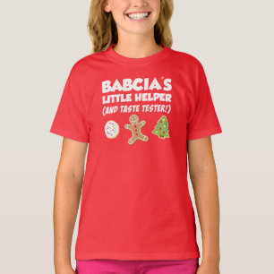 Babcias lilla hjälpredjulkookies t shirt