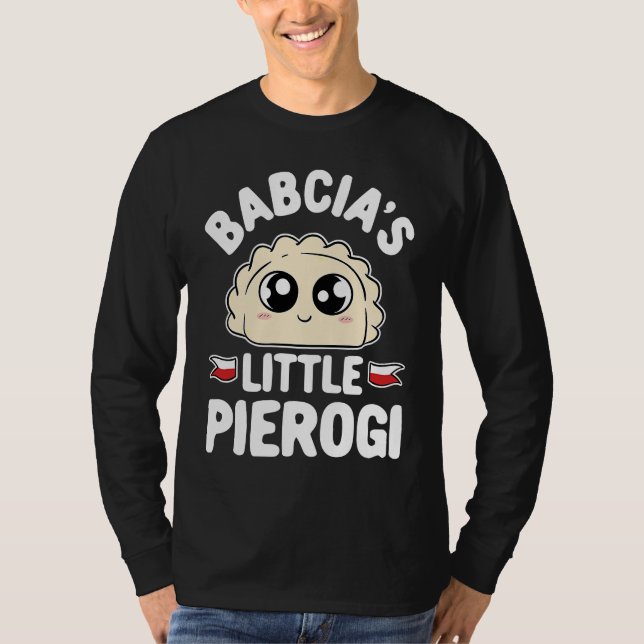 Babcias Little Pierogi  Pediatric Nurse Pediatrici T Shirt (Framsida)