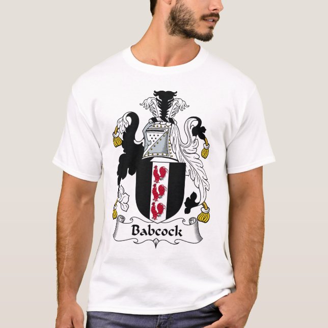 Babcock familjvapensköld t shirt (Framsida)