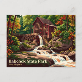 Babcock State Park USA Vykort