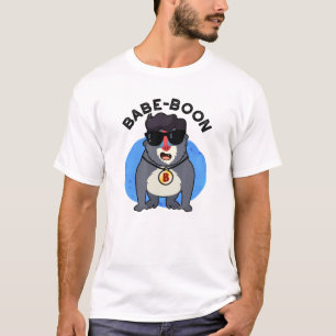 Babe-boon Funny Animal Monkey Baboon Pun T Shirt