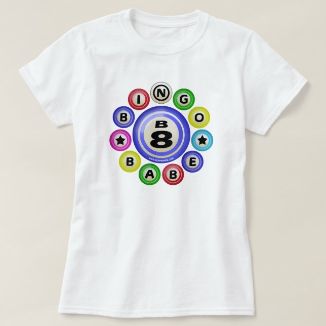 Babe för Bingo B8 Tee Shirt (Design framsida)