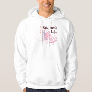 Babe för socialt arbete hoodie
