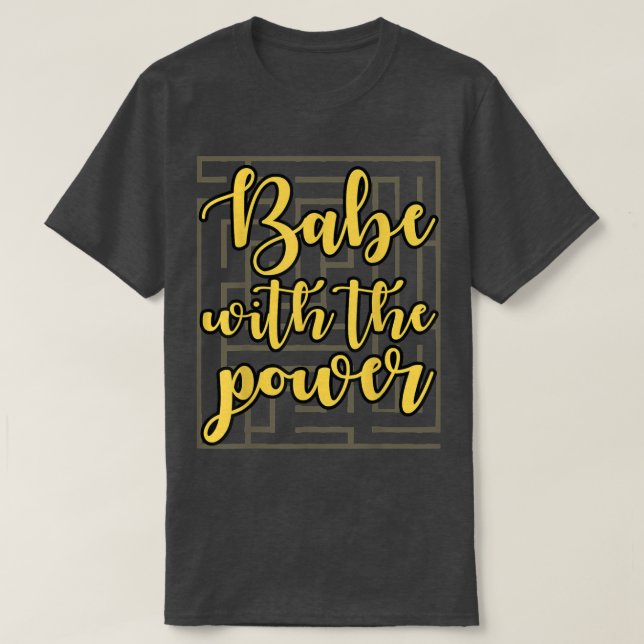 Babe med Power T-Shirt (Design framsida)