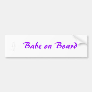 Babe ombord bildekal