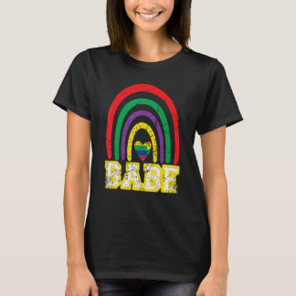 Babe Rainbow Vintage Brud Brudtärna Sängvätning T Shirt