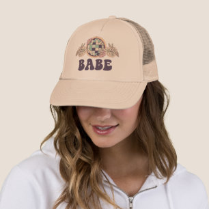 Babe Retro Disco Bachelorette Keps