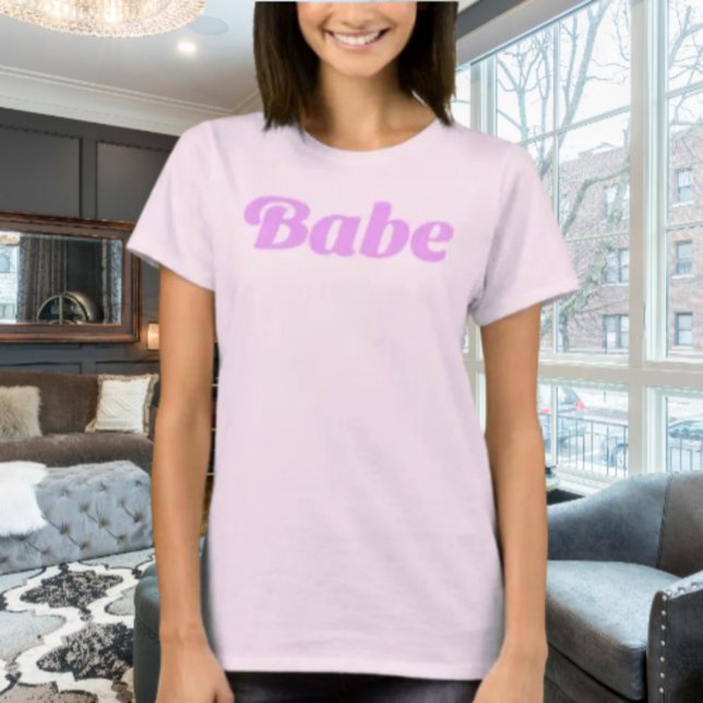 BABE Statement T-shirt – Mjukt Självförtroende, Dj (Skapare uppladdad)